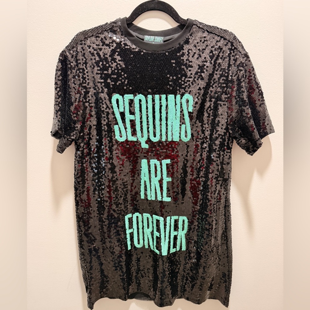 Taylor Swift Sequins are Forever t-shirt dress
